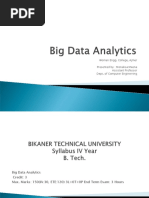 6 H Data With Hive Big Data Analytics B.tech. Final Year