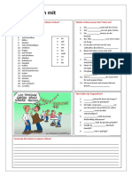 Verben Mit Festen Prapositionen A2.1 Luckentexte - Wiederholung