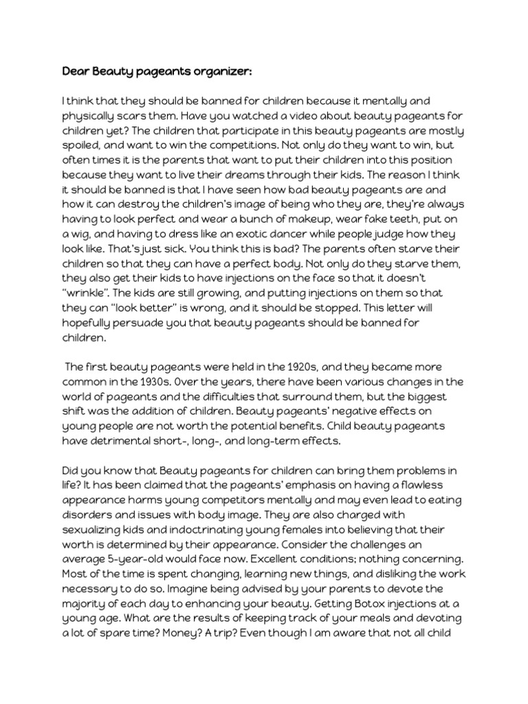 beauty-pageants-for-children-should-be-banned-pdf-self-esteem-habits