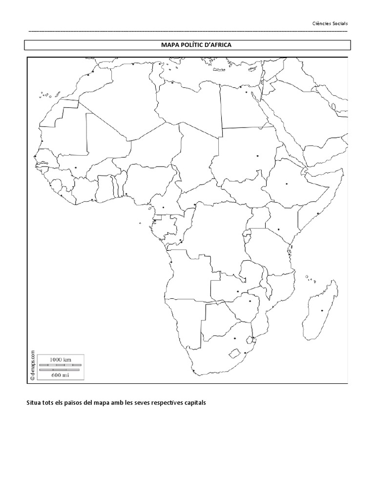 Mapa Mut Africa Politic | PDF