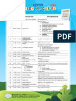 Schedule Dauroh Al-Qur'an 2022 - Ponpes Babussalam