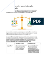 Comparación Entre Las Metodologías Waterfall y Agile