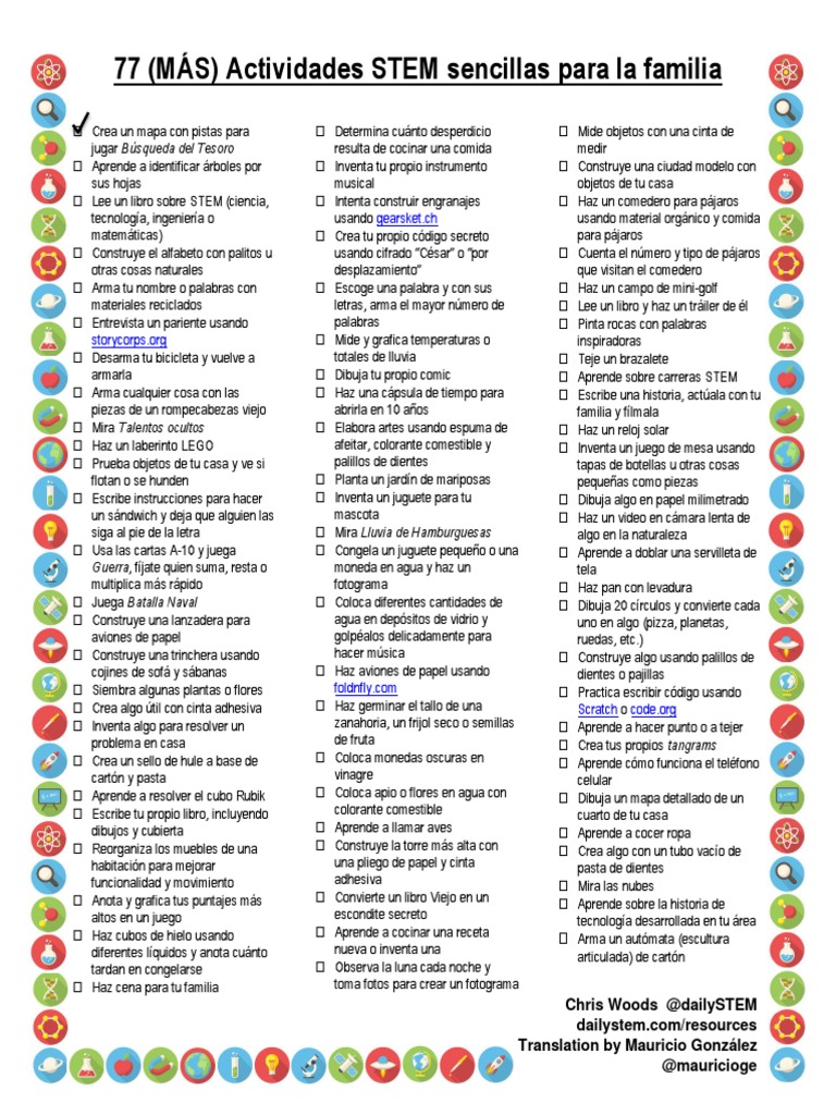 Stem Activities For Families