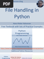 File Handling in Python