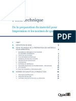 QUAD - SPC - Fiche Technique de La Preparation Du Materiel Pour Impression - 14 10 2021 - FR