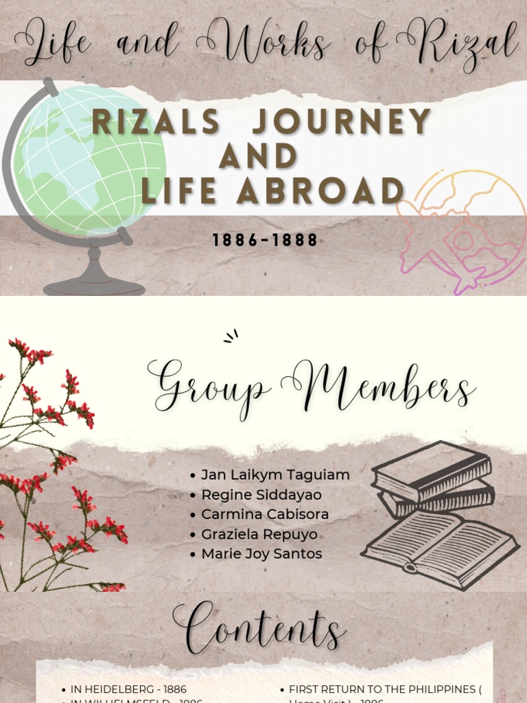 Rizals Journey & Travel Abroad Group2 | PDF | Macau