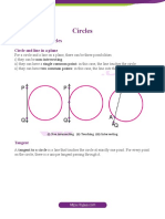 Circles For Class 10 PDF