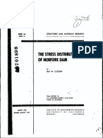 The Stress Distribution of Norfork Dam