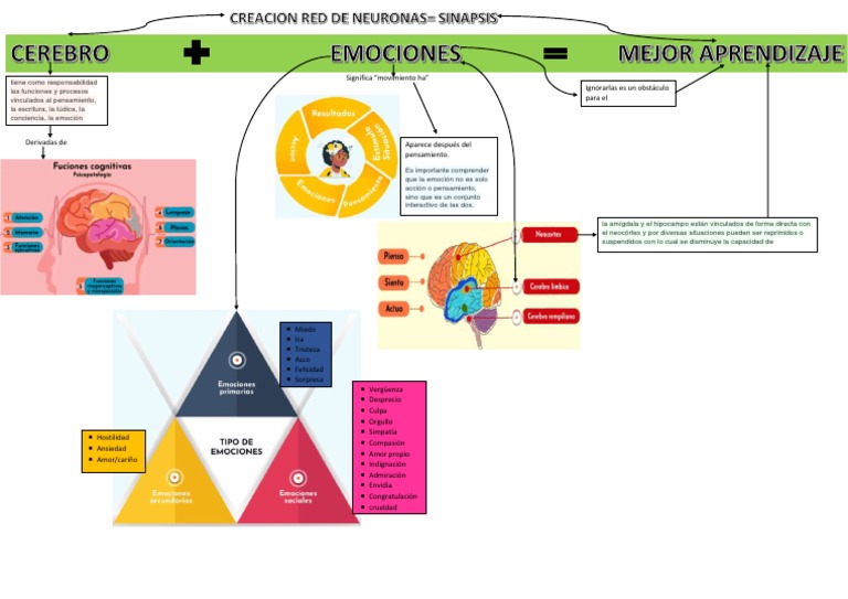 Mapa Mental de las Emociones | PDF | Las emociones | Amor