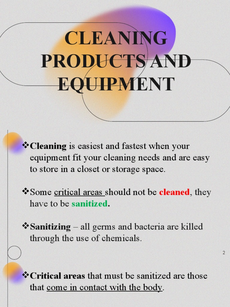 TLE 7 Cleaning Products and Equipment PDF Housekeeping Vacuum Cleaner