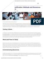 Commissioning Certification - Methods and Resources For CCP Candidates - Building Commissioning Certification Board