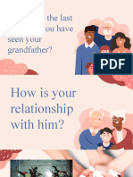 Relationship with grandfather and Filipino traditions