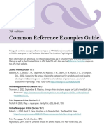 Reference Examples