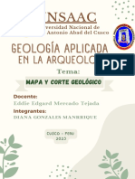 Mapa y Corte Geologico