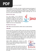 Why Is The Logo of Java Is A Cup of Coffee