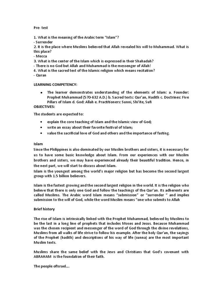 Islam Intro To World Pdf Muhammad Quran