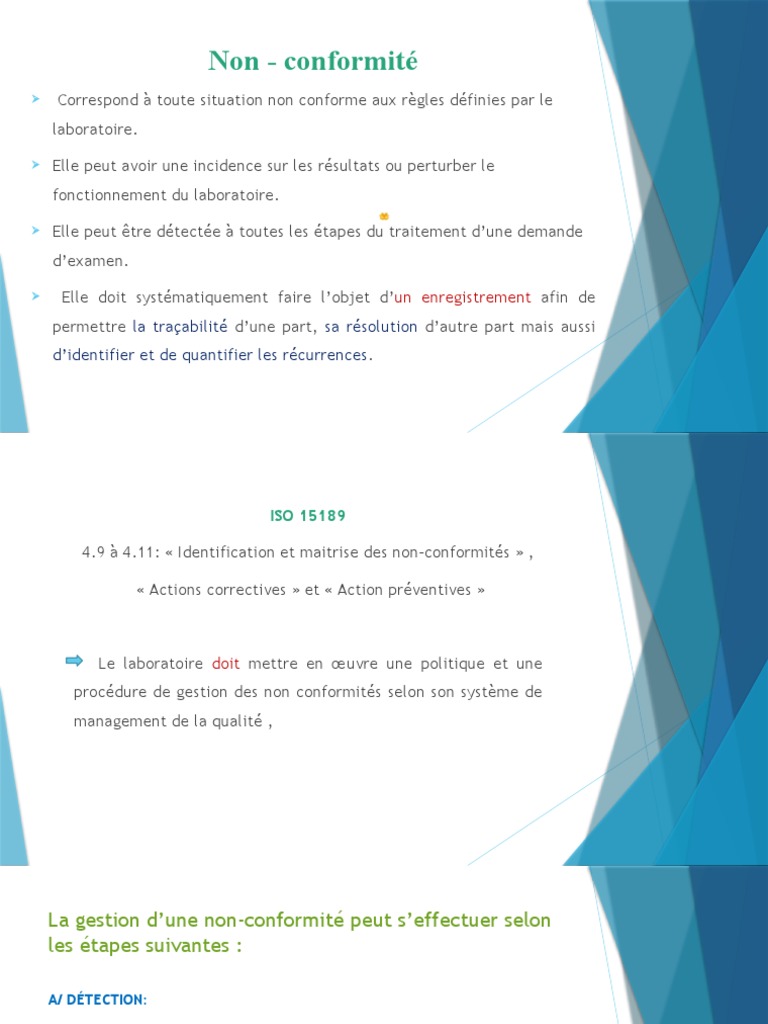 Non Conformité | PDF