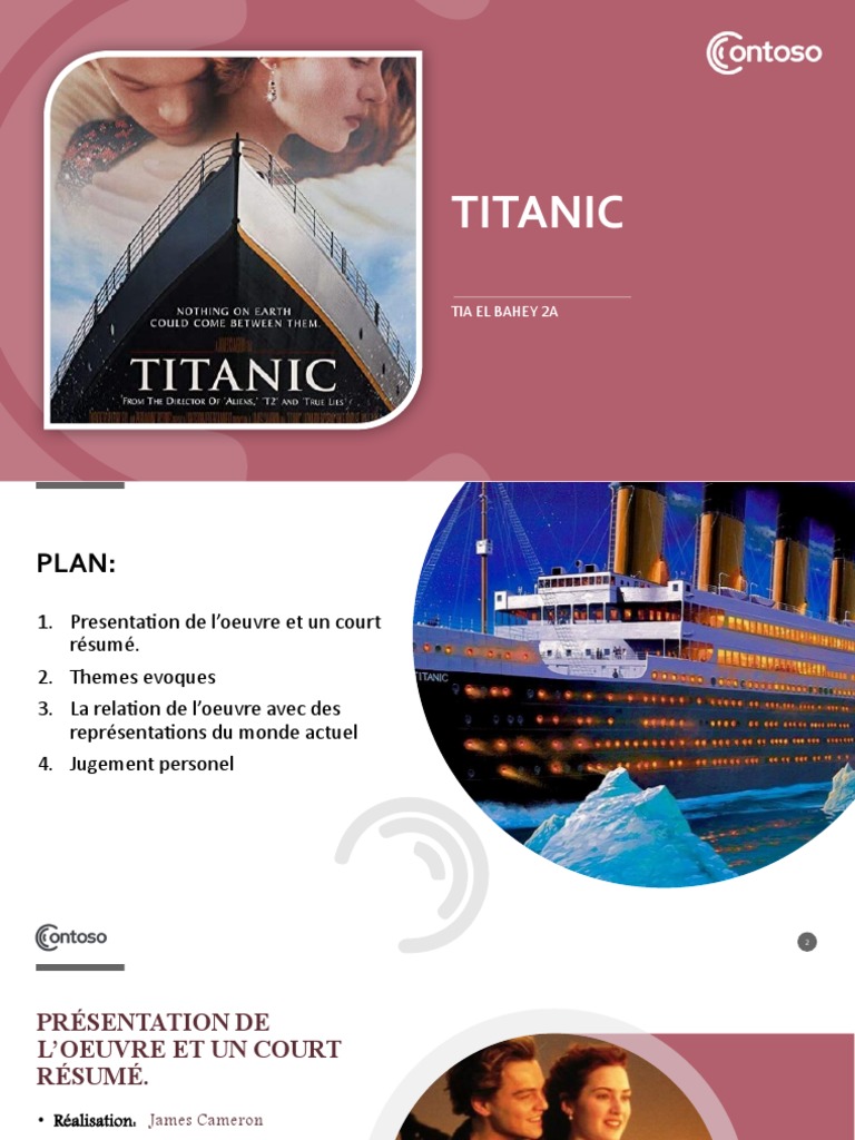 Résumé et thèmes du film Titanic | PDF | Jeunes adultes