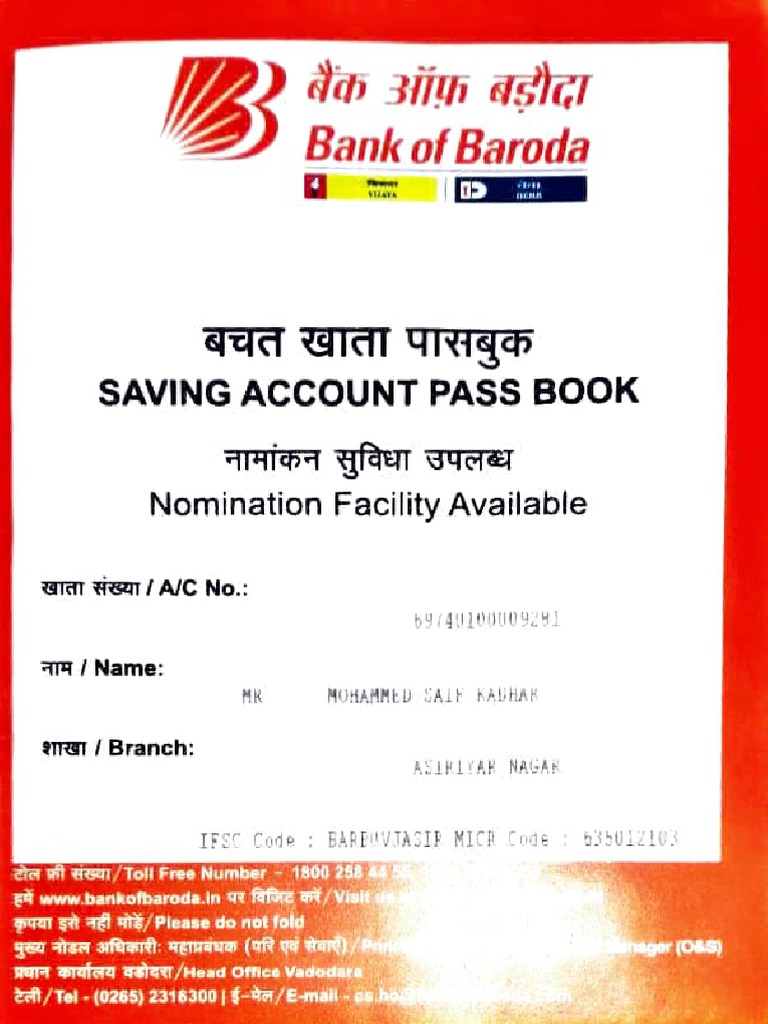 Bank of Baroda Dan 3iin A S PDF