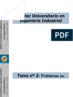 MÁSTER - Tecnología Eléctrica - Tema Nº 2 Sistema Por Unidad 2021 - 2022 Problemas II