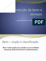 Produção de Bens e Serviço