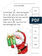 Fiche Noel Conjugaison Etre Present