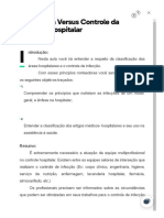 Engenharia Versus Controle Da Infecção Hospitalar