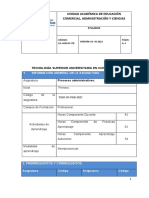 Procesos Administrativos Syllabus