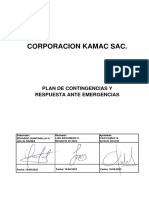 Plan de Contingencia y Emergencia - Kamac