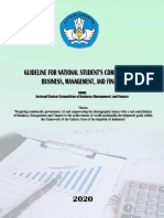 Guideline Fo National Students Competition of Business Management and Finance