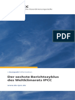 De-IPCC Flyer Der Sechste Berichtszyklus Des IPCC BITV