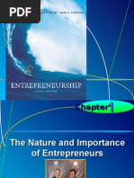 Download Chapter 1 - The Nature and Importance of Entrepreneurs by Arman SN62123837 doc pdf