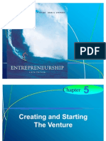 Chapter 5 - Creating and Starting The Venture