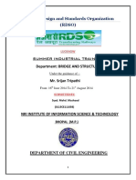 RDSO Summer Bridge Project Report