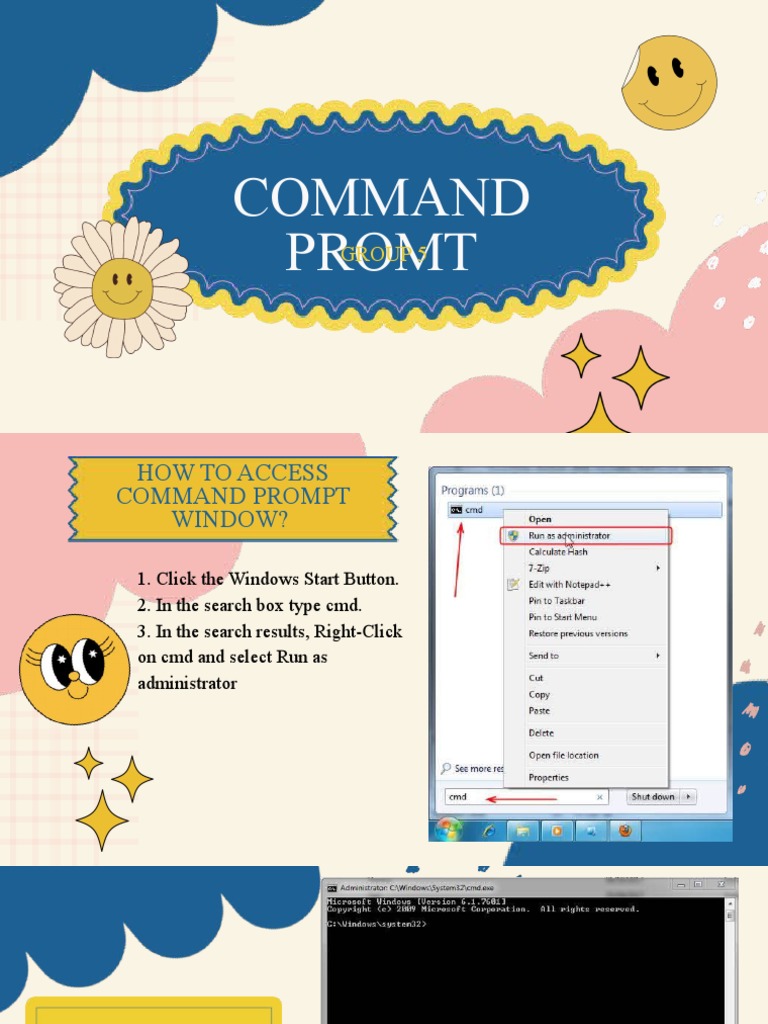 Accessing Command Prompt