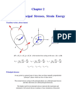 Chapter 2, Stress, Principal Stresses, Strain Energy