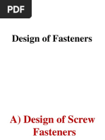 CHAPTER 03,15 - Design of Fasteners