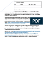 Folha de Redação 9º Ano A