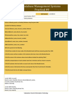 DBMS Worksheet Practical 8