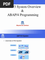 0 ABAP Overview - 2hrs