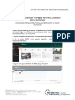 Instructivo para Llenar El Formulario de Registro de Signos Distintivos