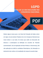 Projetos de Lei em Discussão No Congresso Nacional