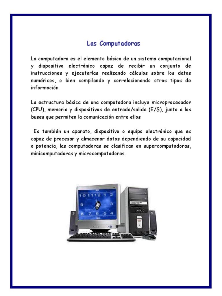 Trabajo de Computacion | PDF | Hardware de la computadora | Red de ...