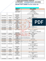 10th Grand Test Series (2022-23)