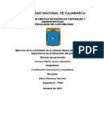 Ensayo Ciudadania y Sistema Democratico