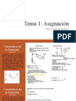 CINEMATICA DE LA PARTICULA Asignación1