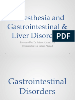 Anaesthesia and Gastrointestinal & Liver Disorders