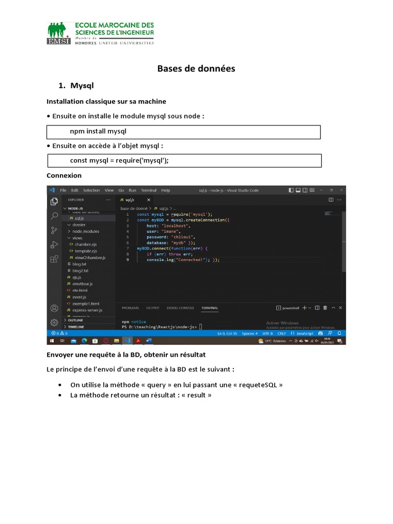 Introduction à MySQL et MongoDB | PDF | MongoDB | MySQL