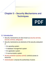 Chapter 5 Security Mechanisms and Techniques Compatibility Mode