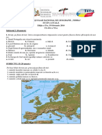 2014 Locala Ilfov Concurs Terra CL 6 Subiect